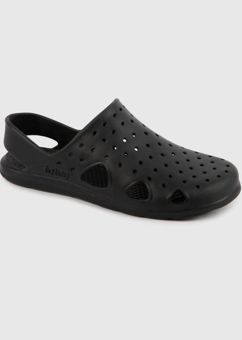Totes Isotoner Black Clog