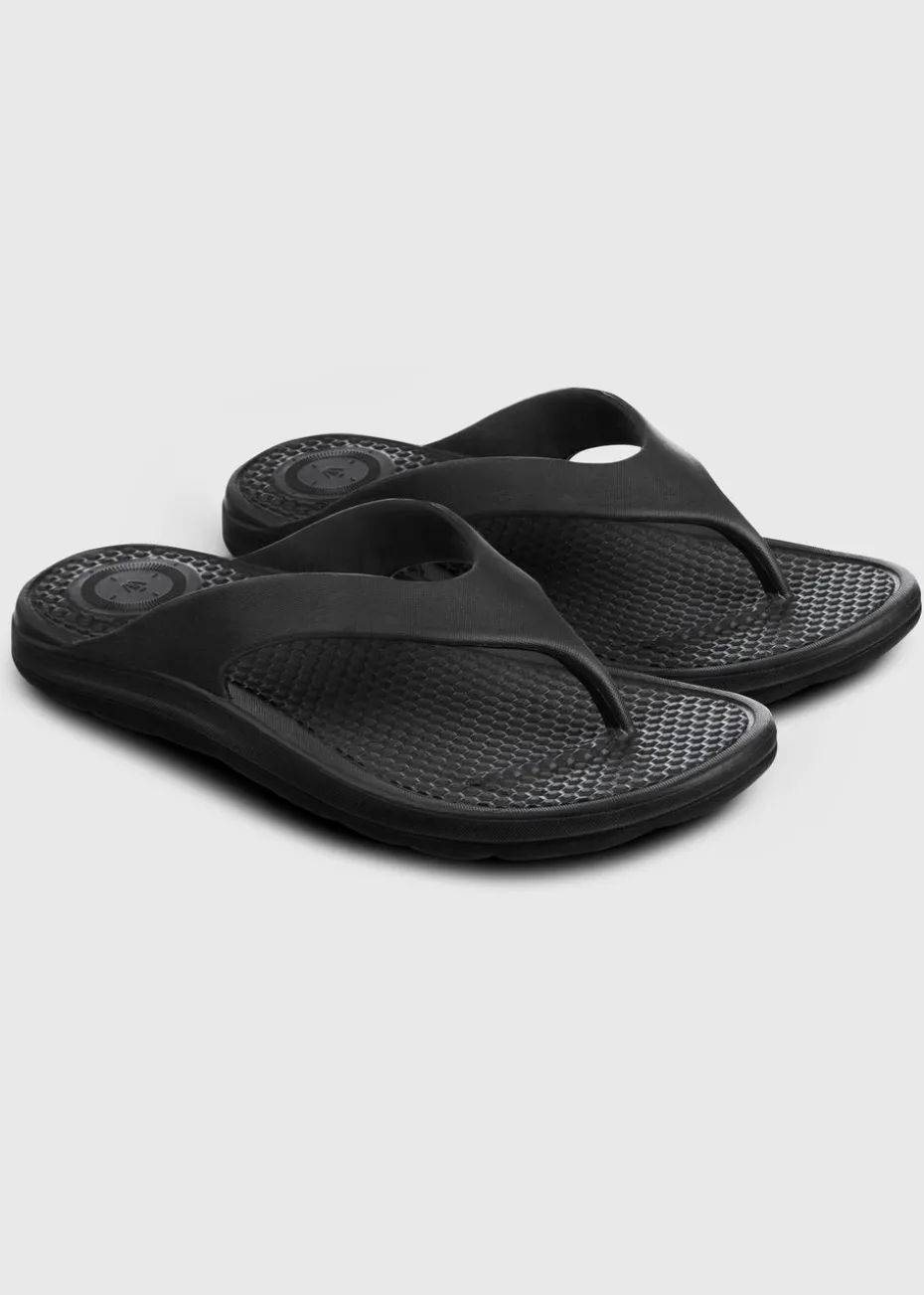 Totes Solbounce Black Toe Post