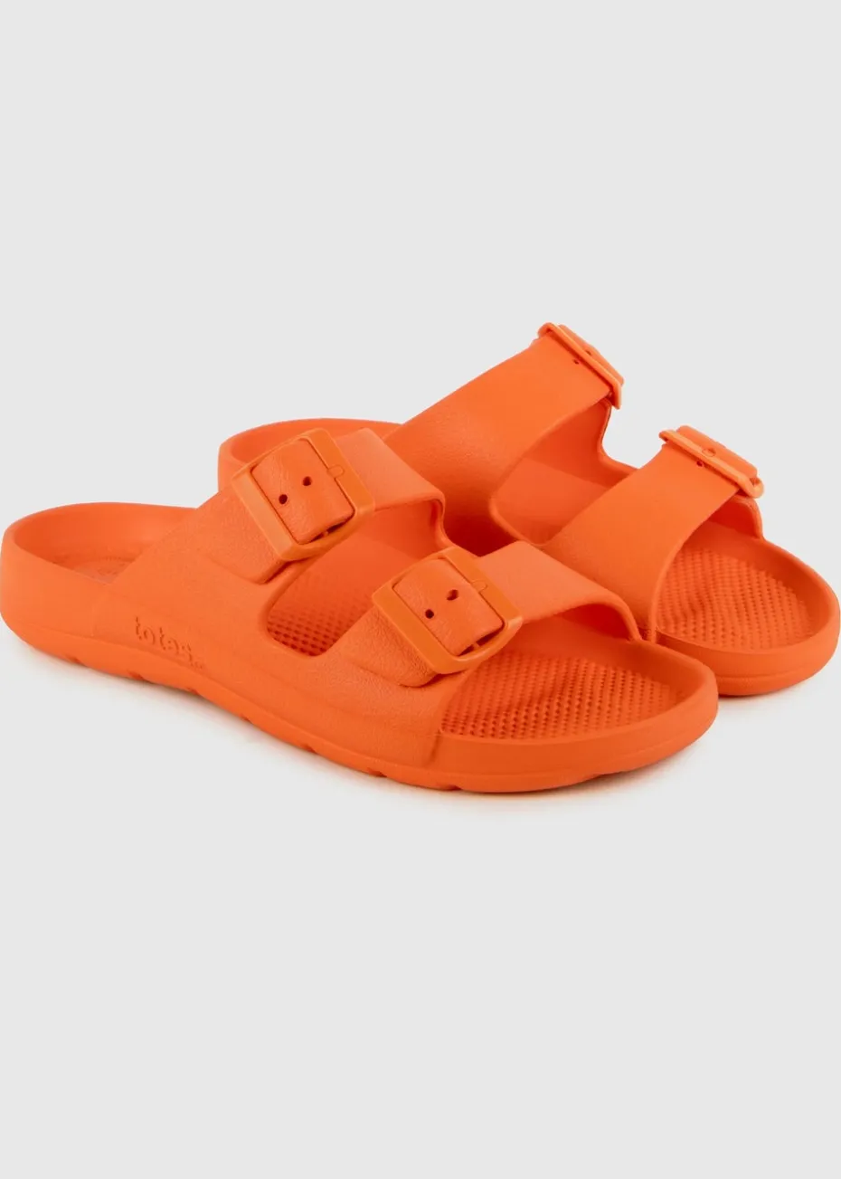 Totes Solbounce Orange Adjustable Double Buckle Slider