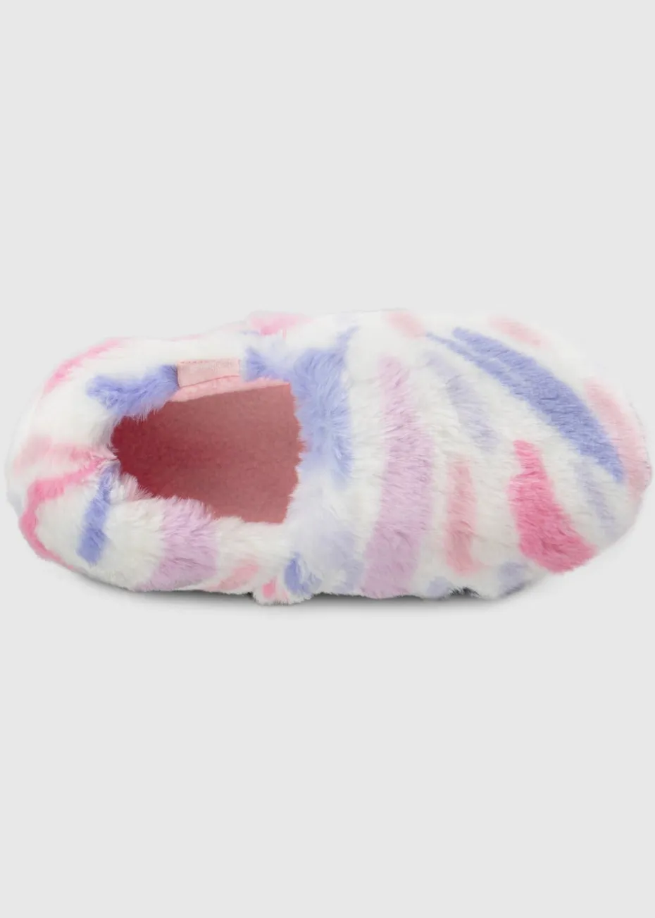 Totes Toasties Multi Girls Short Full Back Slippers