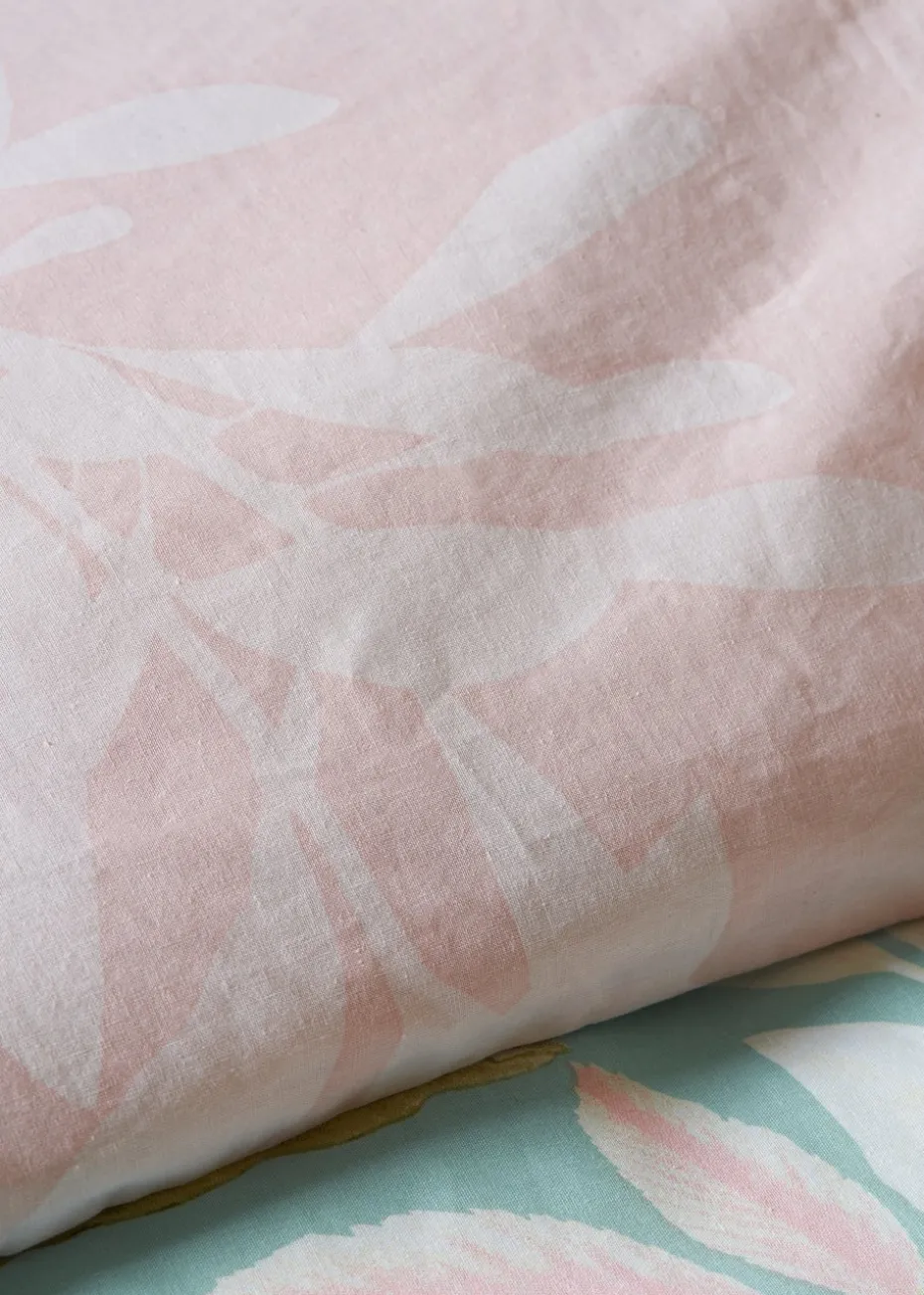Turquoise Paradise Floral Duvet Set