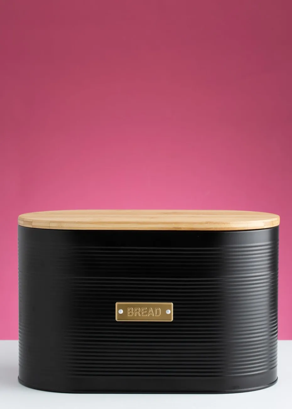 Typhoon Otto Black Bread Bin (10.5ltr)