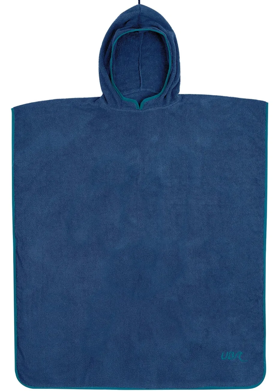 Urban Beach Dark Blue Adult Poncho
