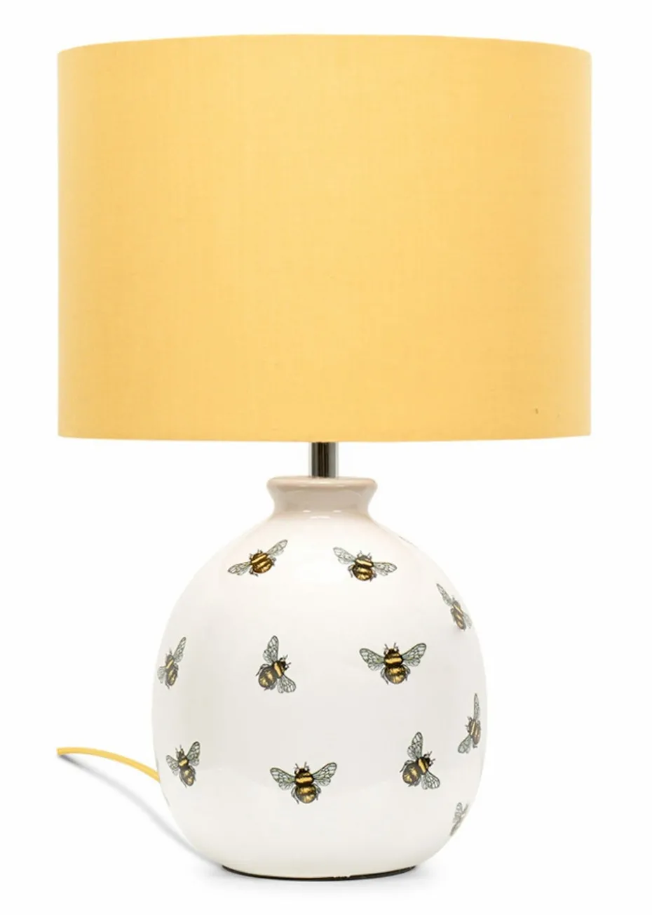 ValueLights Jayne Bee Ceramic Table Lamp (42.5cm x 28cm x 28cm)