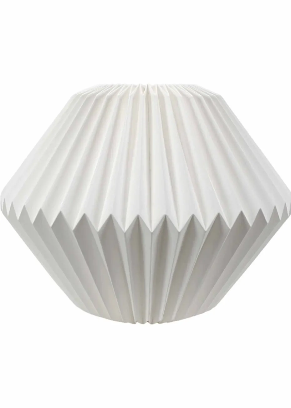 ValueLights Medium Astrid Matte White Paper Tapered Ceiling Pendant Shade