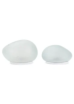 ValueLights Pebble Solar Lights Set of 2 (10.9cm x 12.5cm x 16.7cm)