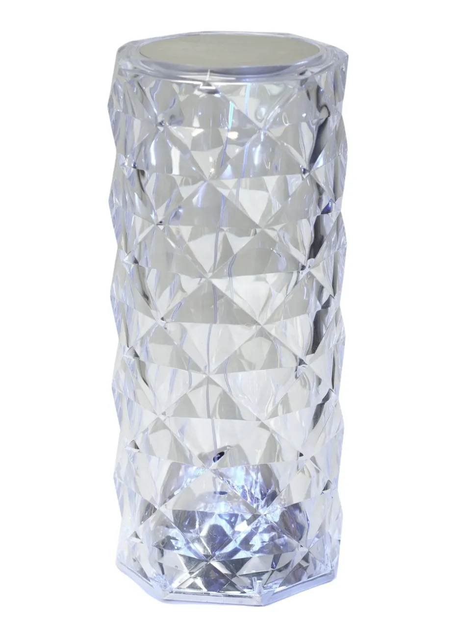 ValueLights Remote Control Colour Changing LED Crystal Style Touch Light (21.5cm x 9cm x 9cm)