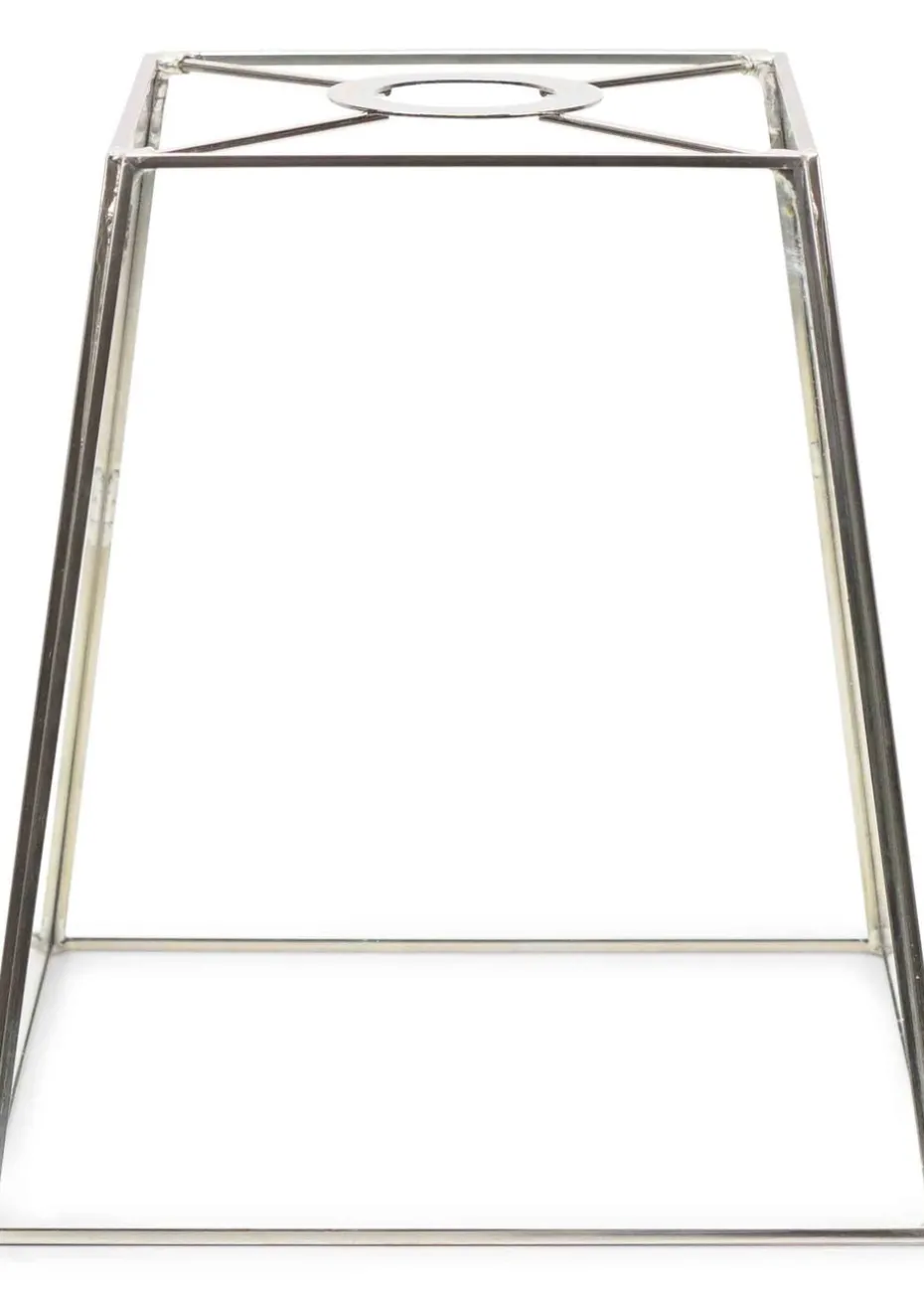 ValueLights Susie Glass Clear White Square Ceiling Pendant Shade (19cm x 18cm x 18cm)