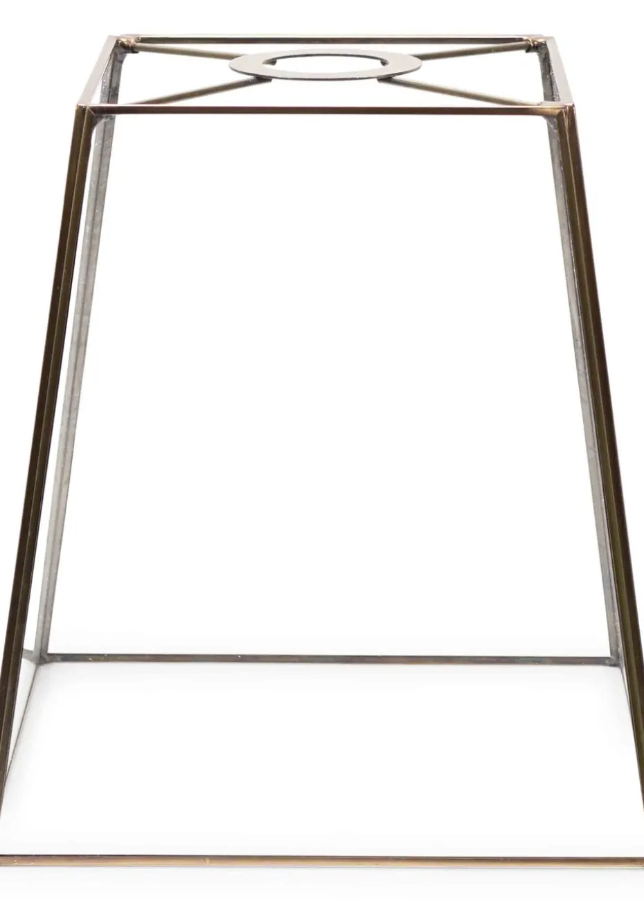 ValueLights Susie Glass Clear White Square Ceiling Pendant Shade (19cm x 18cm x 18cm)