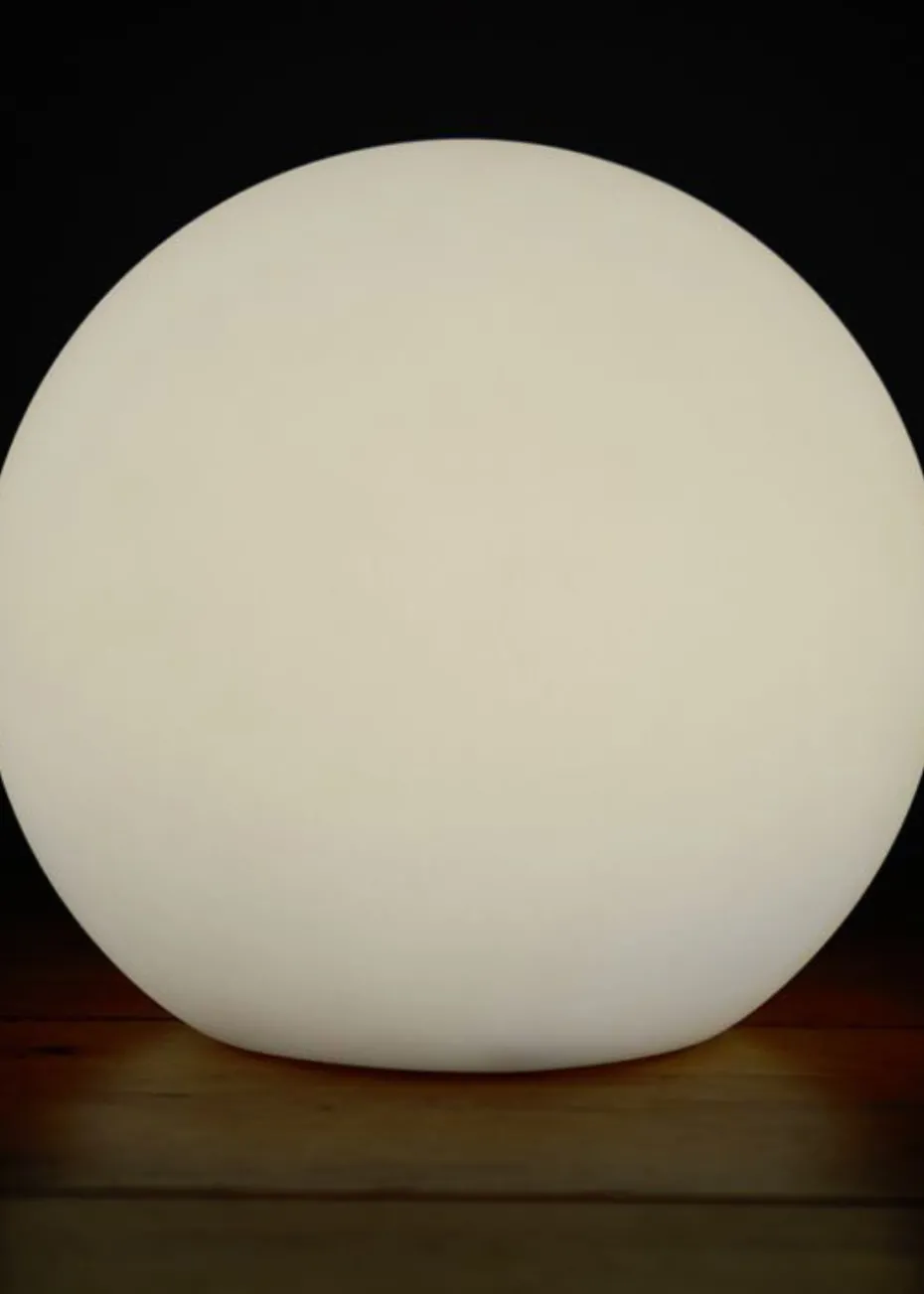 ValueLights Toka IP44 Colour Changing Rechargeable Garden Ball Light with Remote Control (35cm)