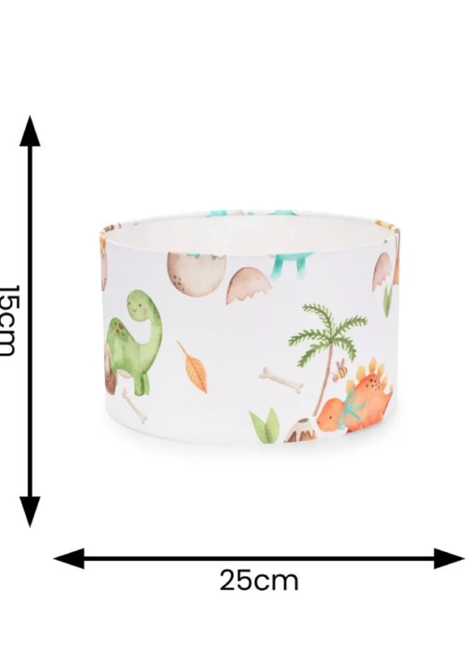 ValueLights Toro Shade Multicolour Drum Ceiling Pendant Lampshade (15cm x 25cm x 25cm)