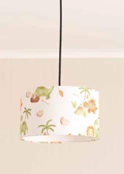 ValueLights Toro Shade Multicolour Drum Ceiling Pendant Lampshade (15cm x 25cm x 25cm)