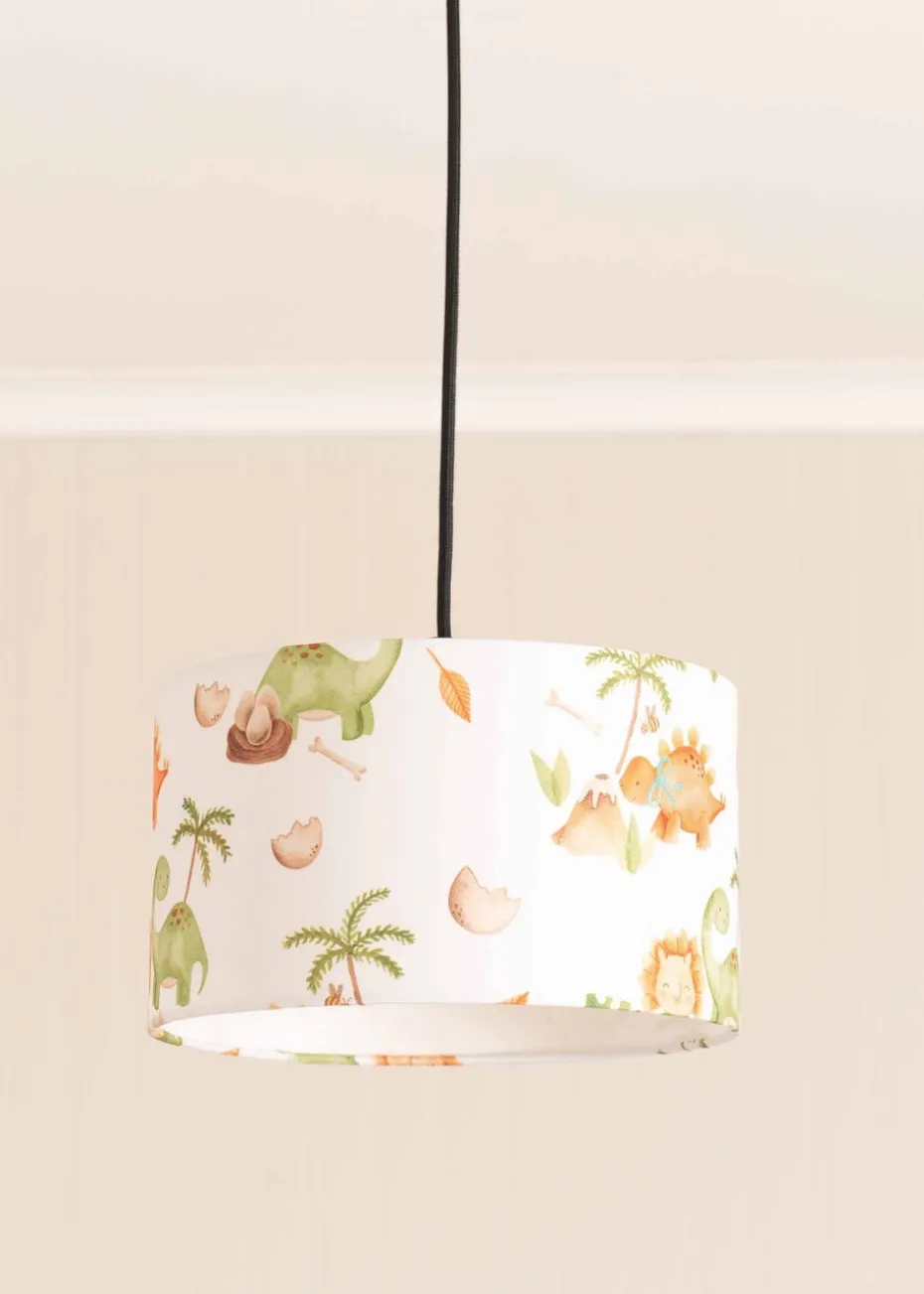 ValueLights Toro Shade Multicolour Drum Ceiling Pendant Lampshade (15cm x 25cm x 25cm)