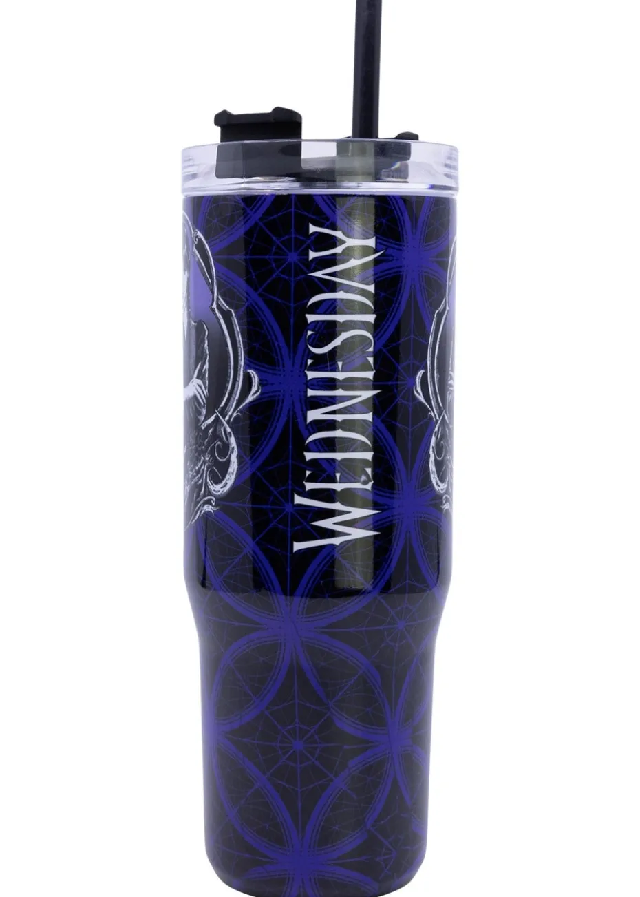 Wednesday Purple Insulated Stainless Steel Rambler Mug