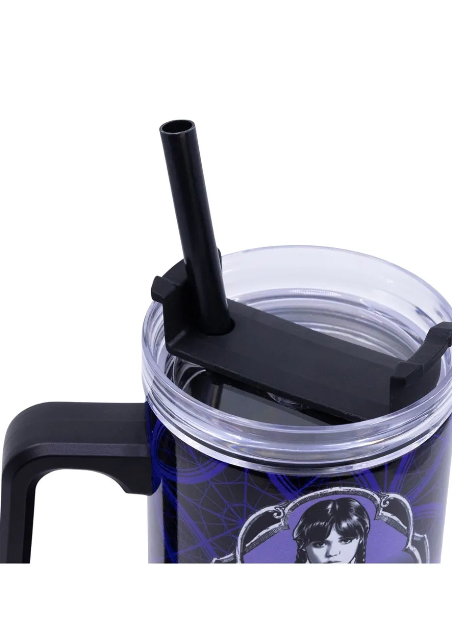 Wednesday Purple Insulated Stainless Steel Rambler Mug