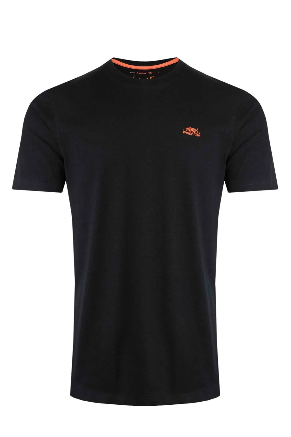 Weird Fish Black Fished Branded T-Shirt