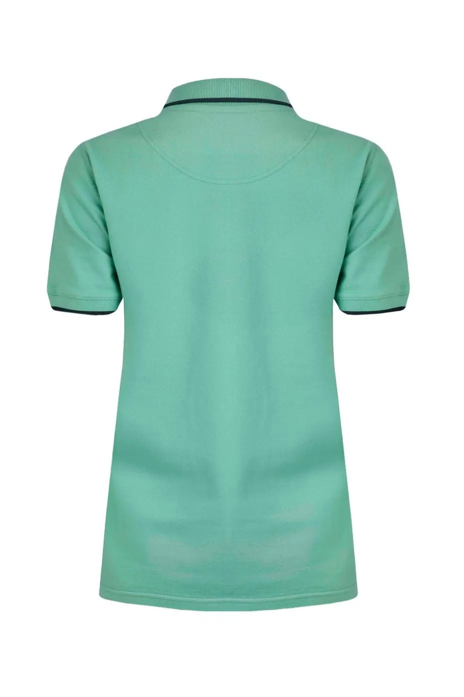 Weird Fish Blue Pammie Pique Polo Shirt