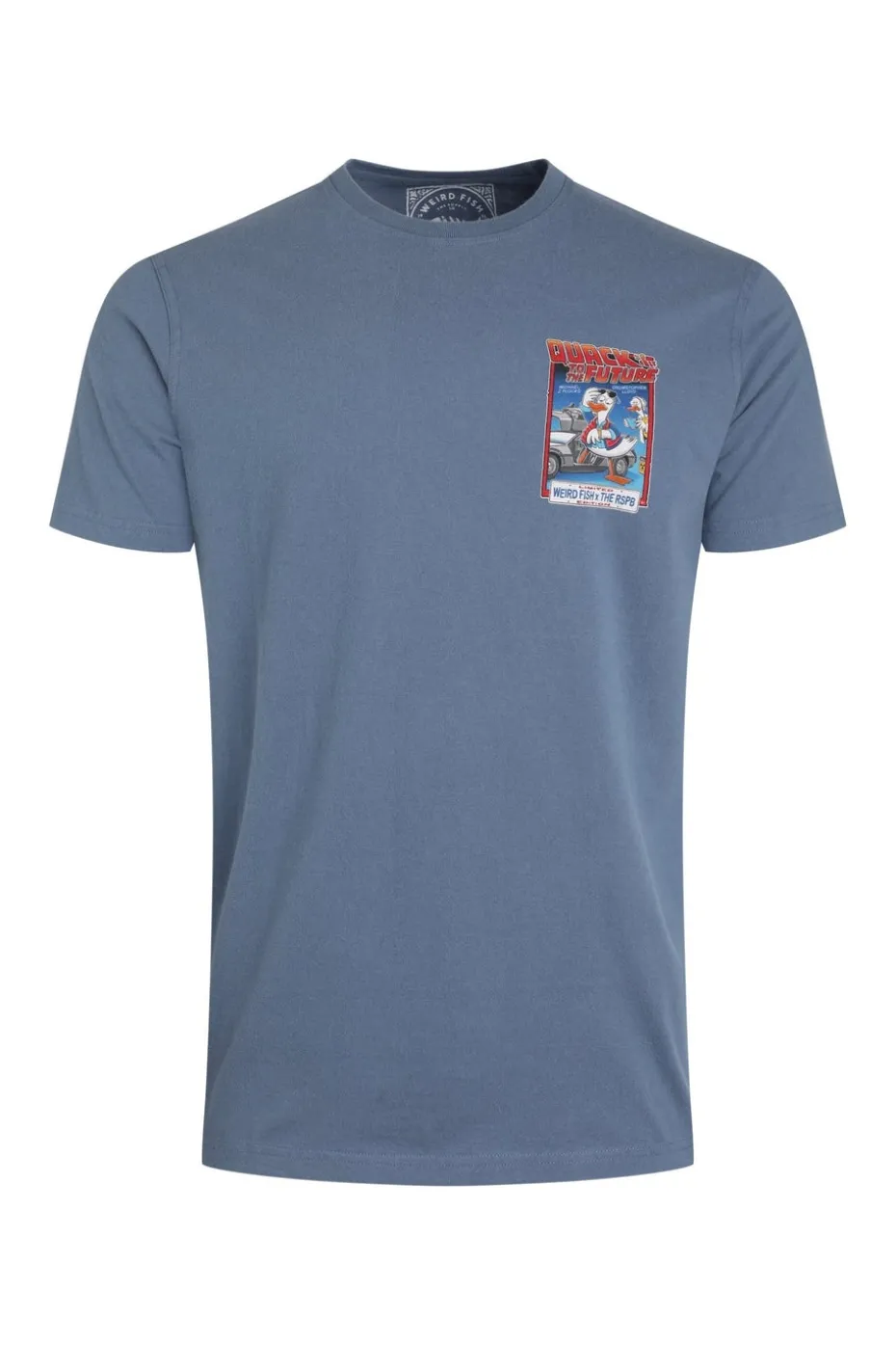 Weird Fish Blue Quack to the Future RSPB Collaboration Artist T-Shirt