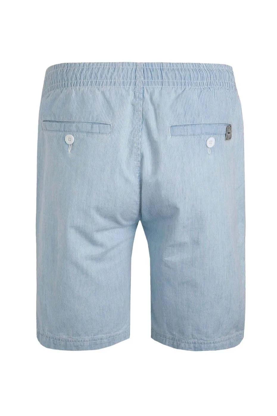 Weird Fish Cream Dewey Stripe Shorts