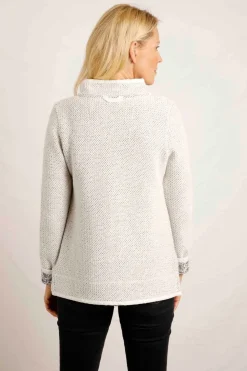 Weird Fish Cream Sontee Full Zip Macaroni