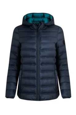 Weird Fish Navy Eshka Lightweight Padded Jacket