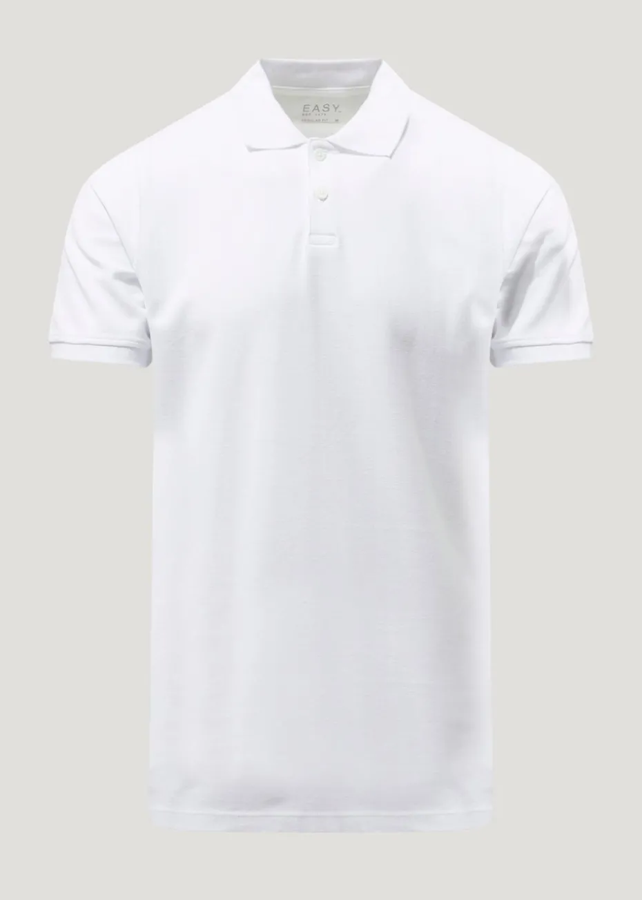 White Essential Polo Shirt