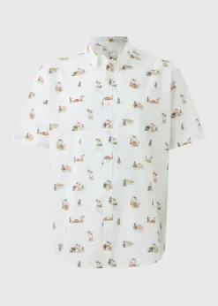 White Hula Shirt