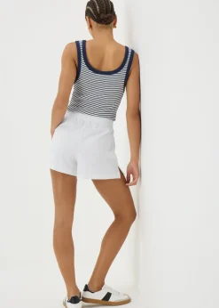 White Jersey Shorts