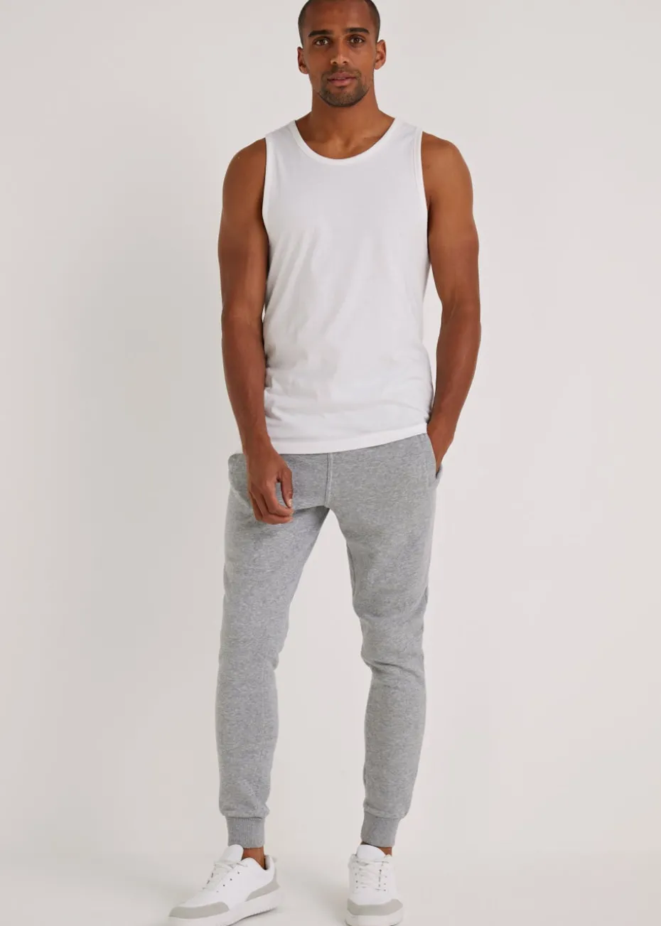 White Jersey Vest