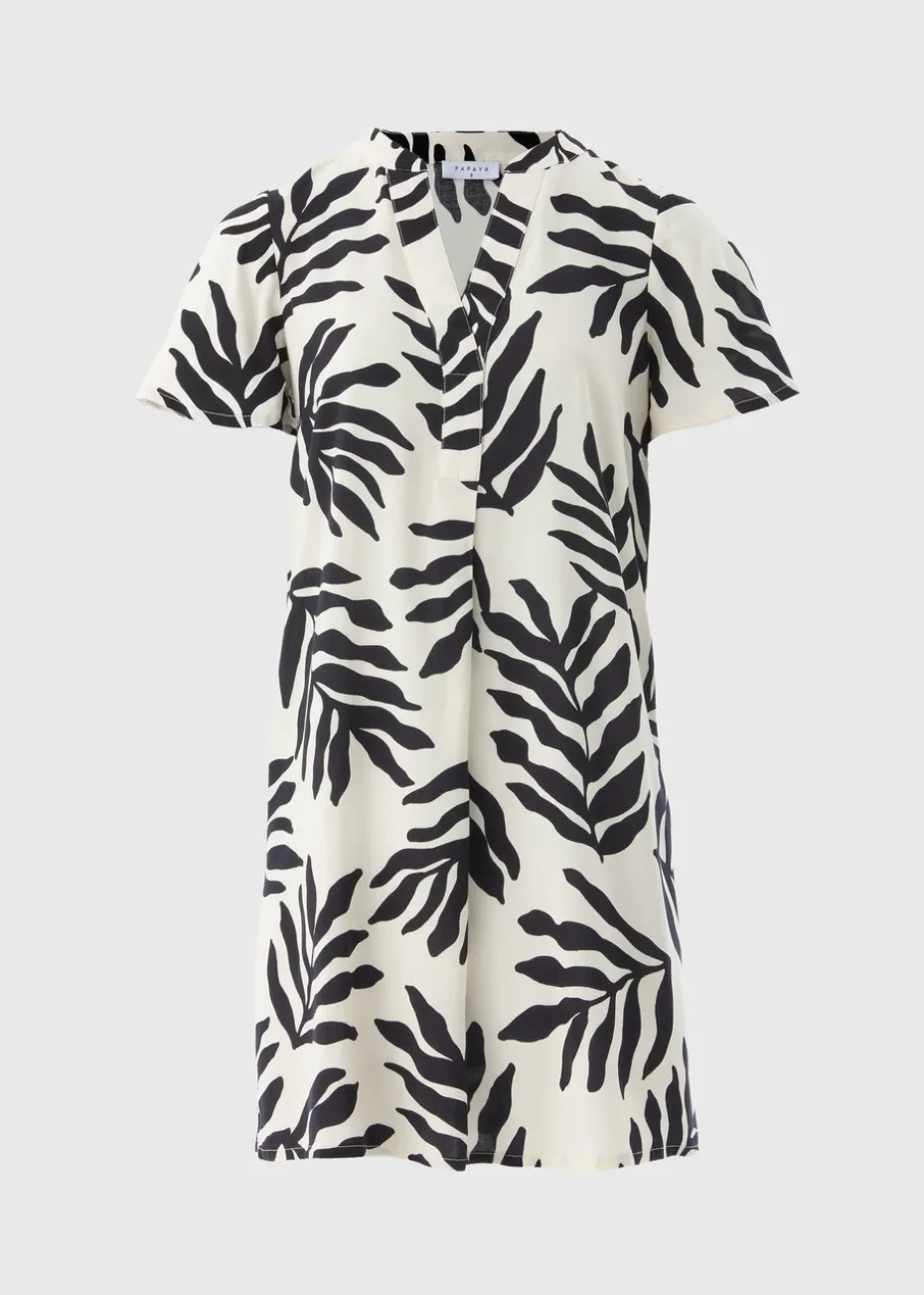 White Leaf Popover Tunic