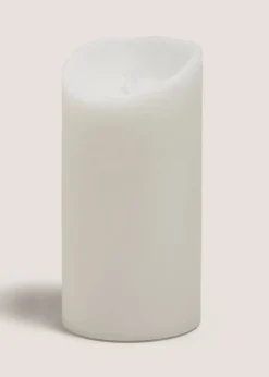 White LED Pillar Candle