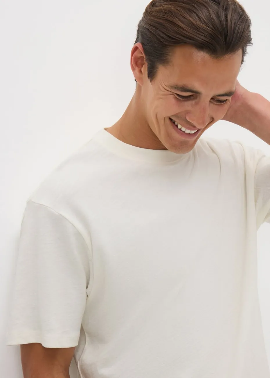 White Plain Slub T-Shirt