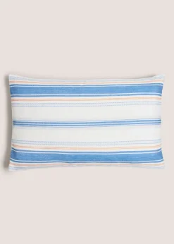 White Seaside House Cushion
