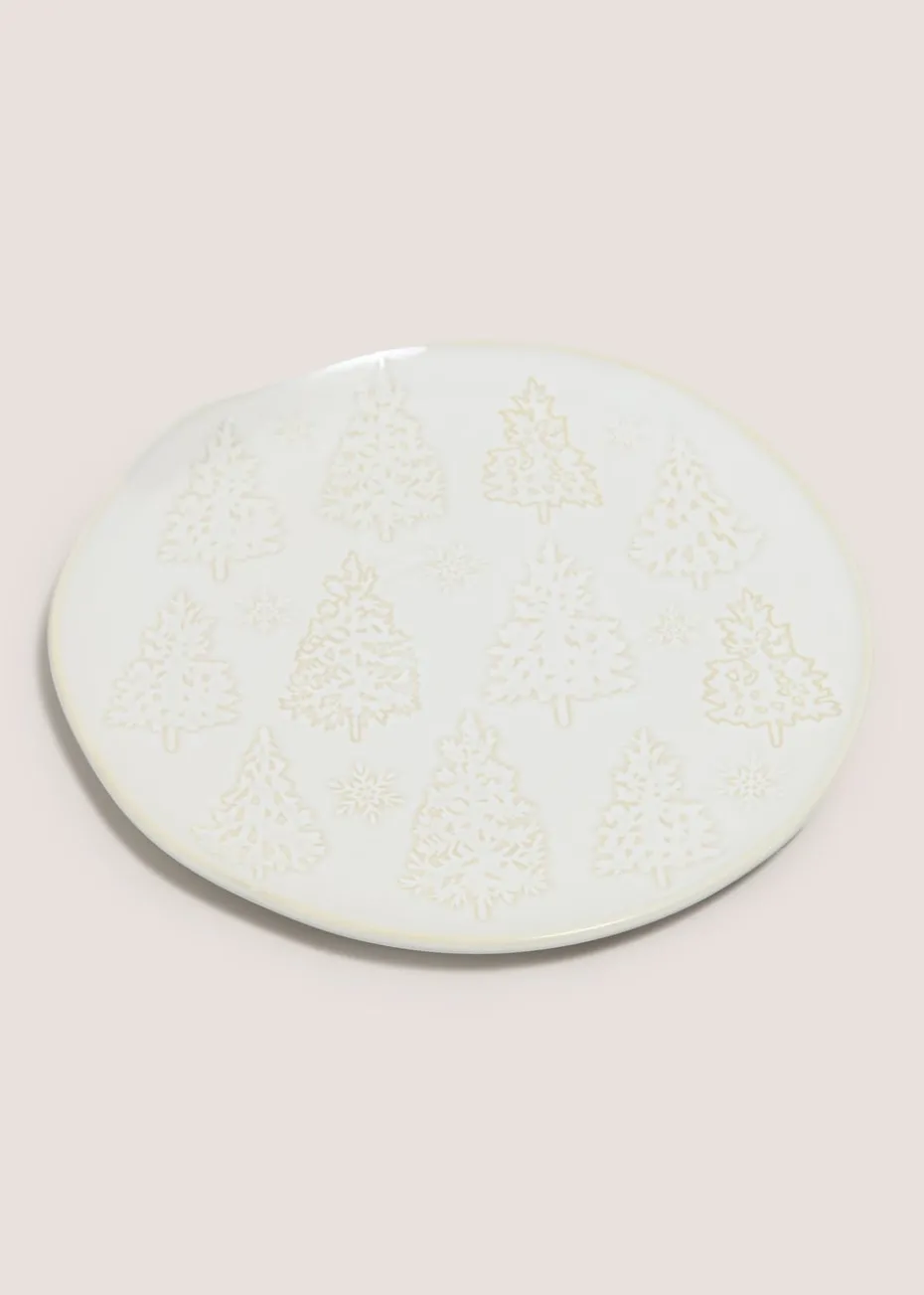 Wondrous Cream Dinner Plate