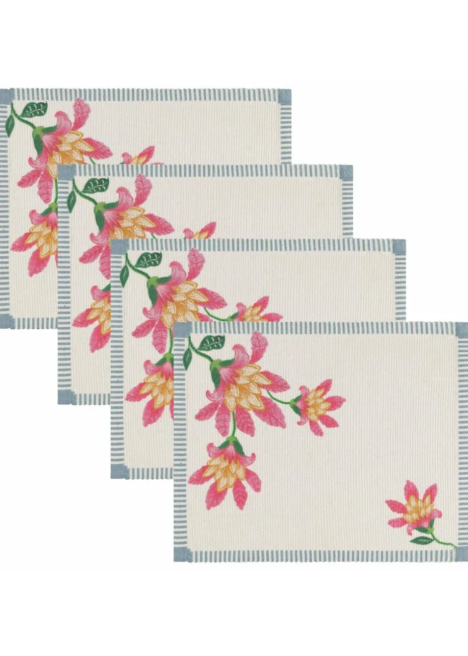 Wylder Nature Red Claudia Indoor/Outdoor Placemats