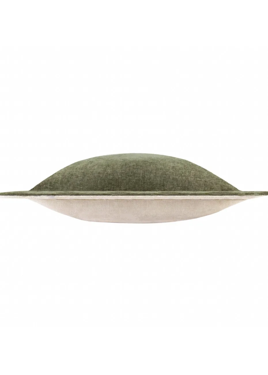 Yard Dune Chenille Green Cushion (50 x 50 x 8 cm)
