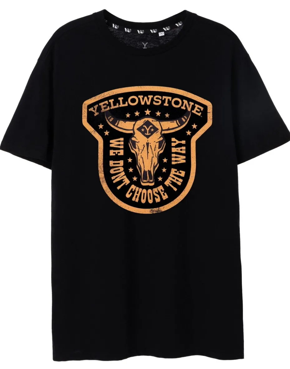 Yellowstone Black We Don't Choose The Way Short Sleeved T-Shirt