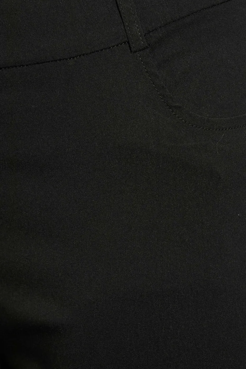 Yours Curve Black Bengaline Slim Leg Stretch Trousers
