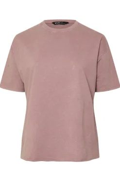 Yours Curve Pink Acid Wash Oversized Sweat T-Shirt