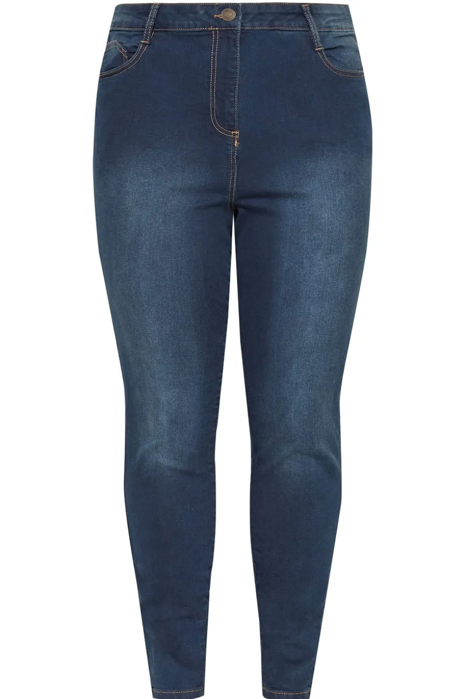 Yours For Good Curve Indigo Blue Skinny Stretch Ava Jeans